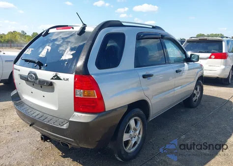 2006 Kia Sportage Lx из США, поврежденный, VIN KNDJF724167278434